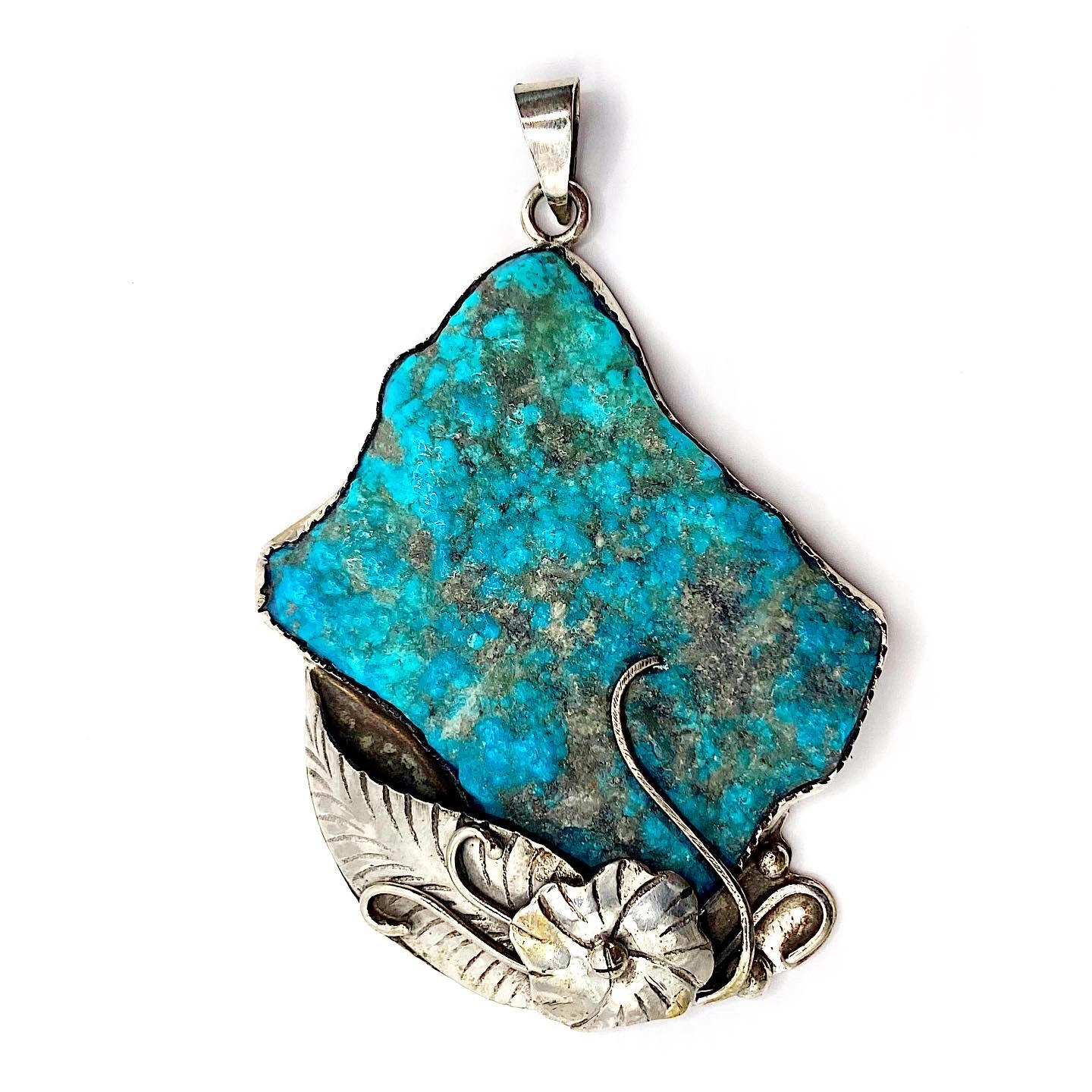 Handmade Sterling Silver925 pendant with turquoise